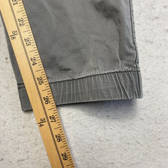 Vintage Gap Jogger Pants Mens XL Gray Chino Twill Pull On Drawstring Y2K - Picture 7 of 8